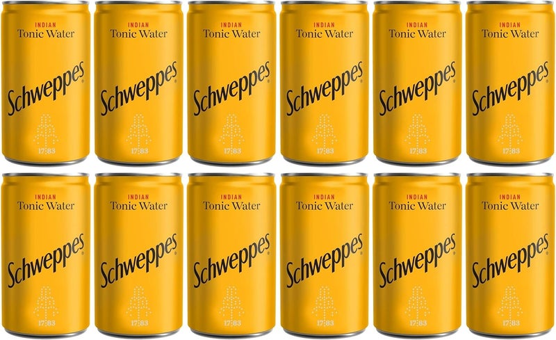 Schweppes مياه تونك هندية من شفيبس 150 مل (عبوة من 12) - Image 1