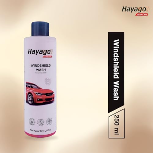 Hayago - All-Season Windscreen Washer Fluid Concentrate for Car(250ml) | (20mL Enough For 1L Tank) | Hard Stain, Grime, Bugs and Dirt Remover | Anti-Freeze and Streak-Free Shine for Car Windscreens - Image 5