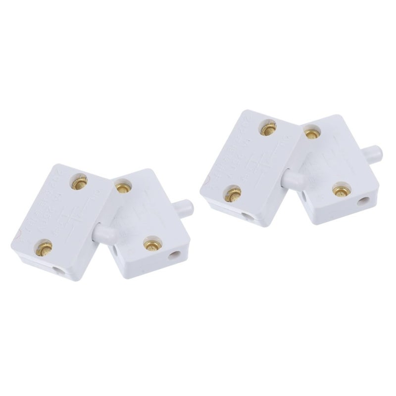 2 Pcs Automatic Touch Activated Cabinet Lamp For Closets Wardrobes Pantries Easy Install White - Image 1