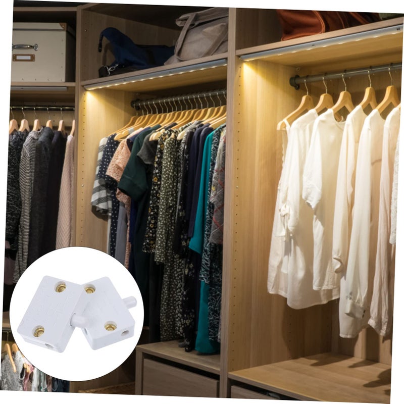 2 Pcs Automatic Touch Activated Cabinet Lamp For Closets Wardrobes Pantries Easy Install White - Image 4