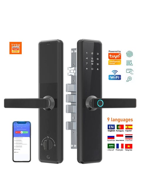 Smart Digital Door Lock – Remote Control, Fingerprint & Passcode