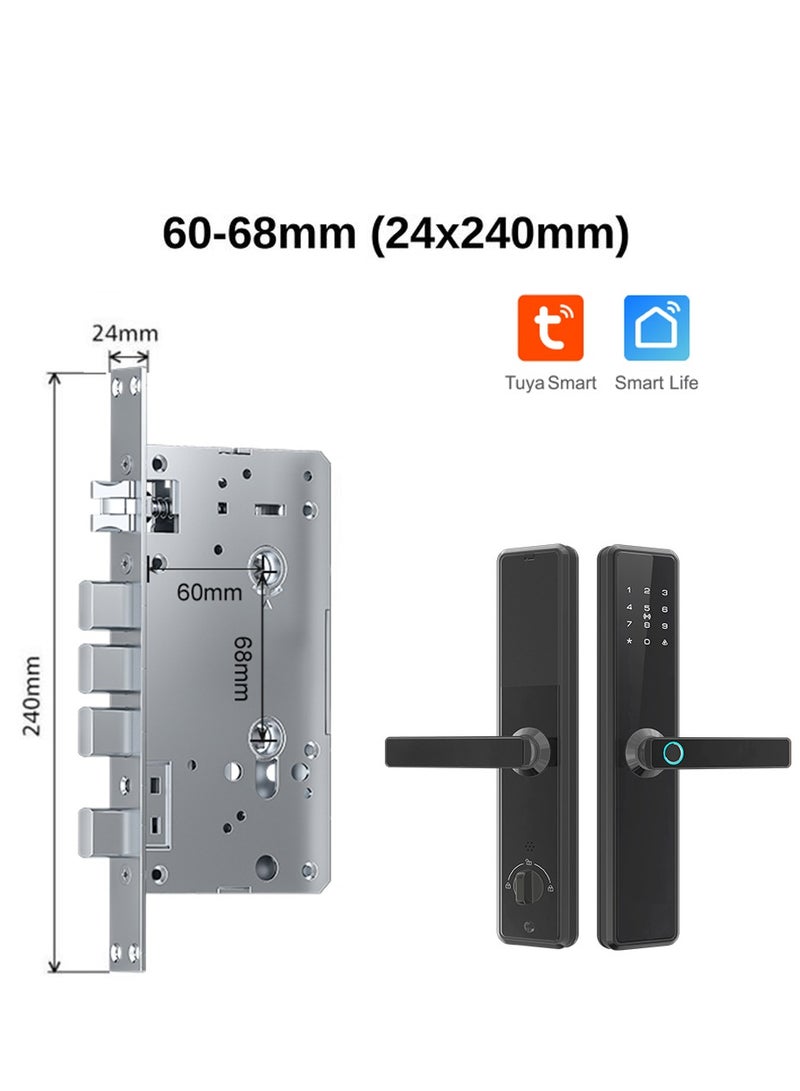 Smart Digital Door Lock – Remote Control, Fingerprint & Passcode