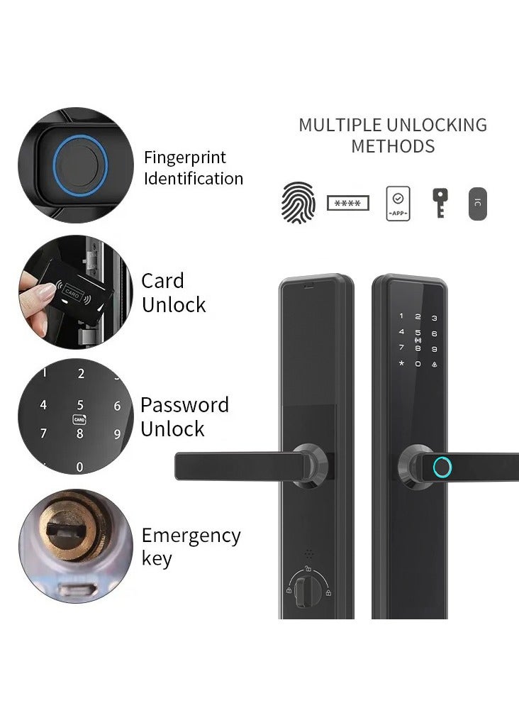 Smart Digital Door Lock – Remote Control, Fingerprint & Passcode