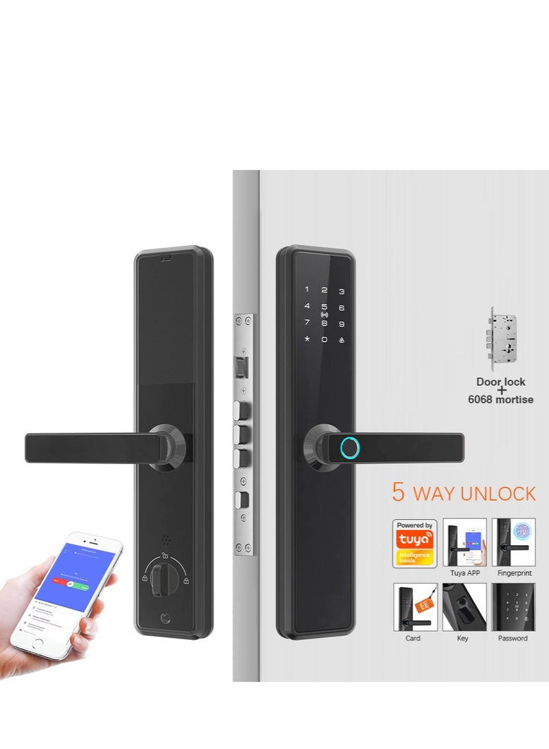 Smart Digital Door Lock – Remote Control, Fingerprint & Passcode