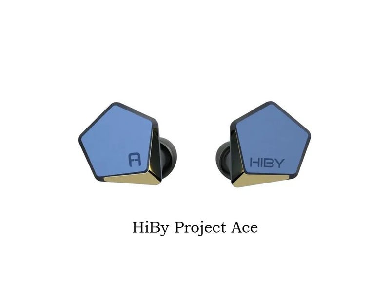 HiBy Project Ace Hi-Fi In-Ear Earphones, Mg Alloy Coated Dynamic Driver, IEM 0.78mm, Wired 3.5mm/4.4mm, Silver - Image 1