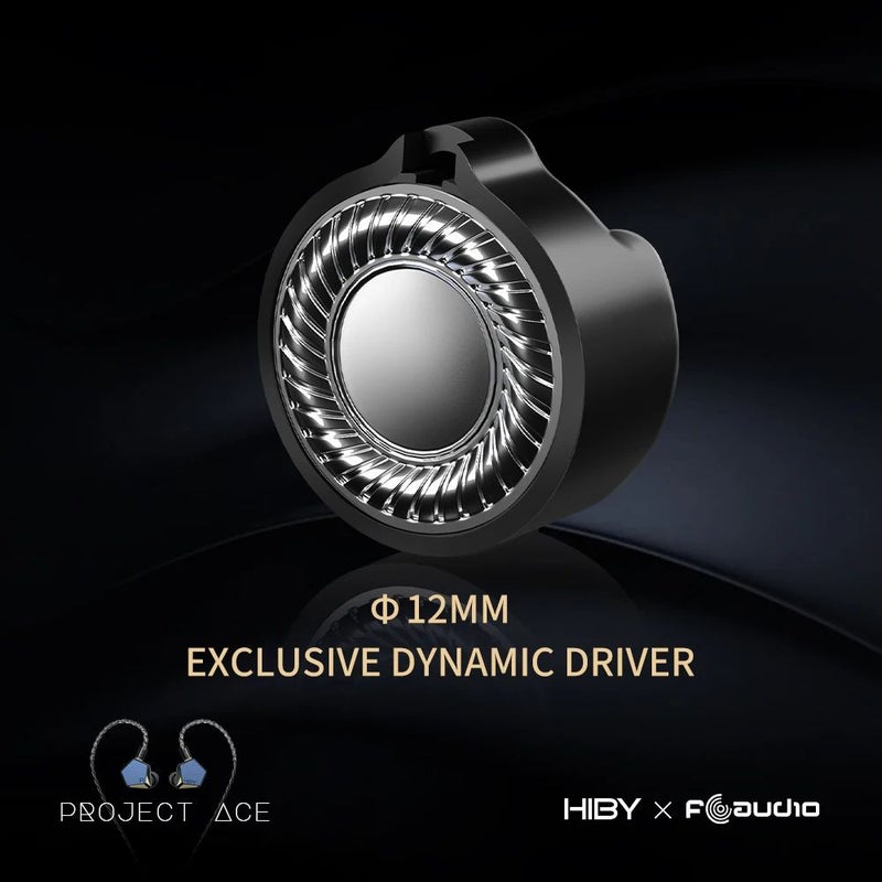 HiBy Project Ace Hi-Fi In-Ear Earphones, Mg Alloy Coated Dynamic Driver, IEM 0.78mm, Wired 3.5mm/4.4mm, Silver - Image 2