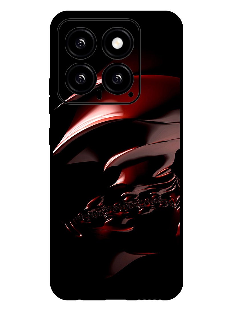 Theodor Protective Case Anti Scratch Shock Proof Bumper Cover For Xiaomi 14 fractal_design_structure - Image 1