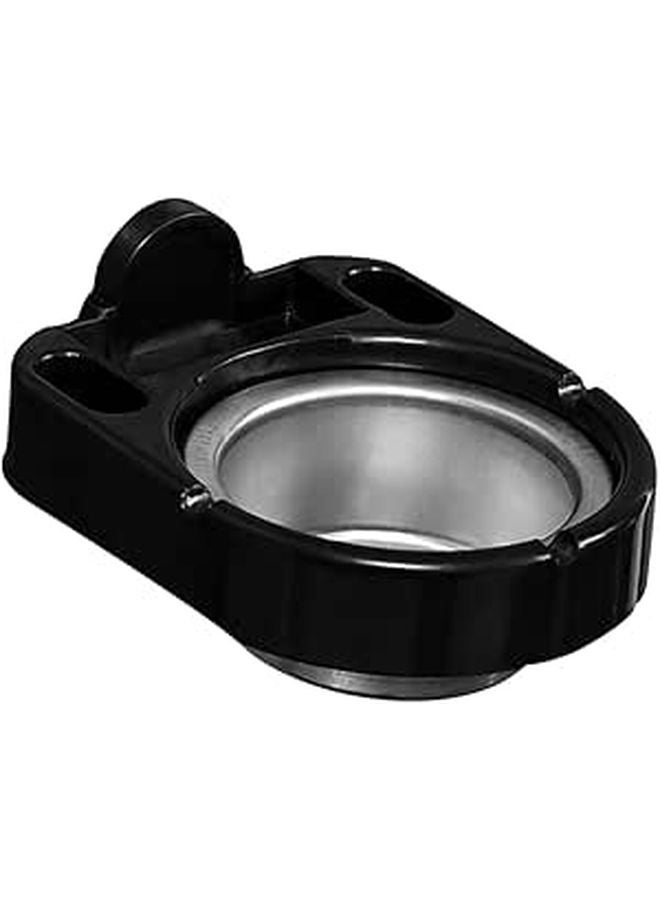 Wall Mounted Stainless Steel Ashtray Separable Ash Holder Black Smoking Bin For Indoor Bathroom Use - Image 1