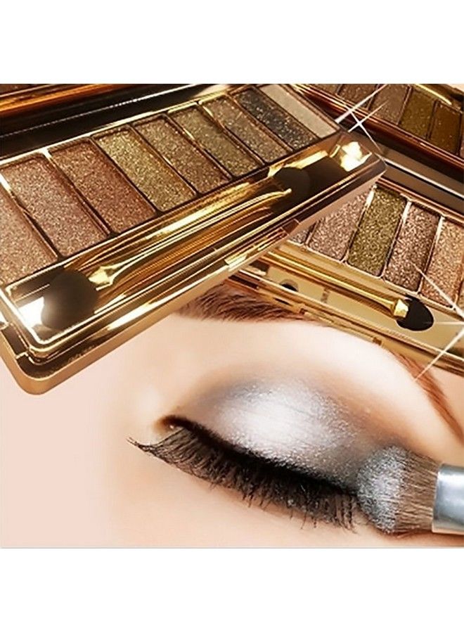 Vinmax Sparkle Eyeshadow Palette&9 Colors Shimmer Makeup Palette & Makeup Cosmetic Brush Set &Gold Glitter Eyeshadow Palette Highly Shining Pigmented Diamond Eyeshadow&9 Color Eyeshadow 6 (1pc) - Image 3