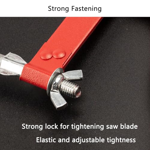 Wonglea Hacksaw,Adjustable Hack Saw Frame Set,with 3 Hacksaw Blades 12 inch Metal,Hand Saw Woodworking Tools,24/18 TPI Handsaw for Metal,Wood,PVC Pipes - Image 4