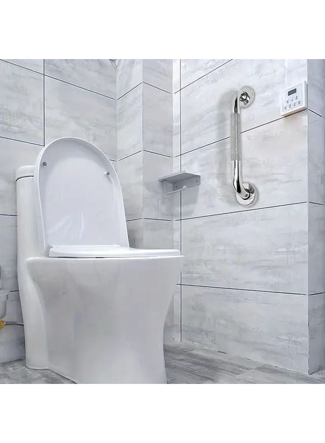16 Inch 2PCS Safety Grab Bar Bathroom Support Handle Steel Bath Shower Toilet Hand Rail - Image 4