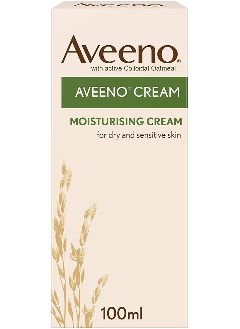 Aveeno - Moisturizing Cream Colloidal Oatmeal and Shea Butter for Babies and Adults 100ml - Image 1