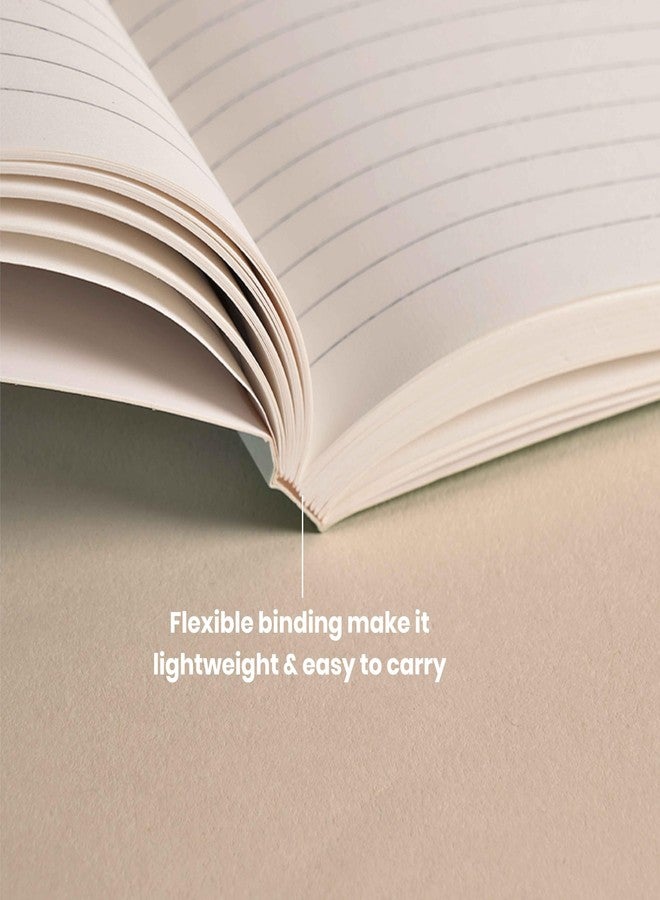 Scholar Self-Love Ruled Notebook – 70 GSM Ivory Paper | 192 Pages | 8 mm Single Line Ruling | Round Corners | Flexible Binding | Smooth Writing Journal for Notes, Journaling, Office, School & Daily Writing (Priority) (A4) - Image 3
