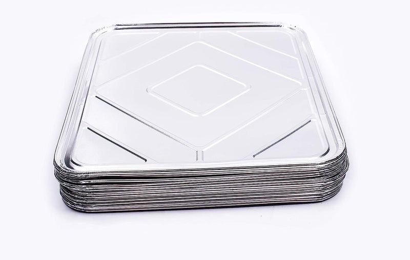 Replace parts Replace parts 20Pack Disposable Foil Oven Liners  Keep Your Oven Clean and Healthy  Perfect Silver Foil Drip Pan Tray for Cooking Baking Roasting and Grilling 185 x155 inch 