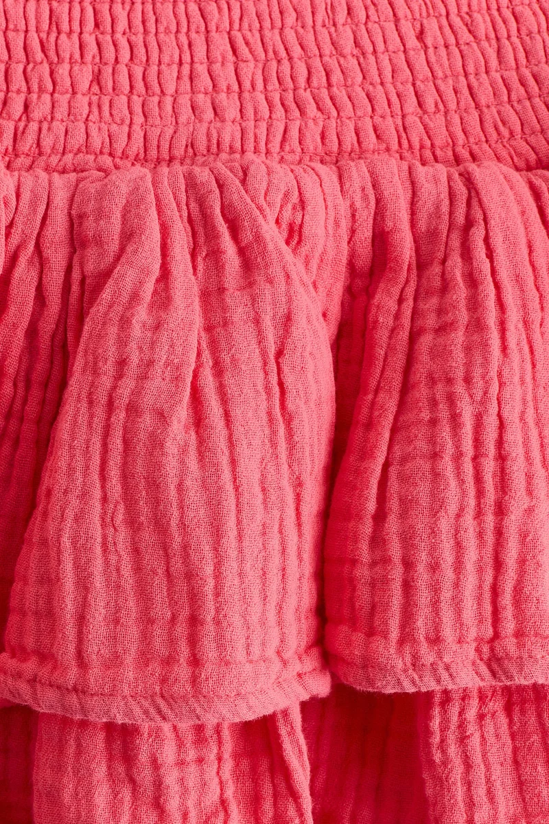 H&M Tiered muslin skirt