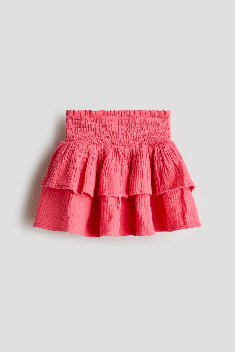 H&M Tiered muslin skirt