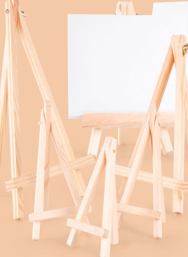 Markeny 14Pack Wood Display, 6 Inch Wooden Tripod Display Stand for Painting Craft Sewing Display - Image 4