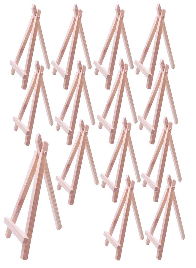Markeny 14Pack Wood Display, 6 Inch Wooden Tripod Display Stand for Painting Craft Sewing Display - Image 1