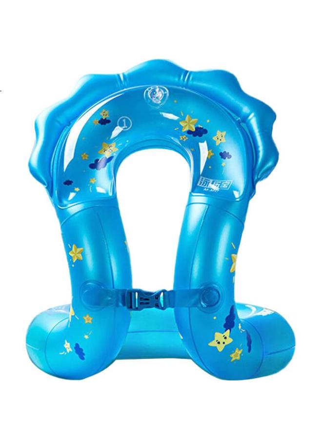 Swimming Fun Yonglebao, 7Th Generation Snake-Shaped Swim Ring, Children'S Circular Inflatable Swimming Ring, Blue, Size S, Double/3 Air Chambers Randomly Sent - Image 1