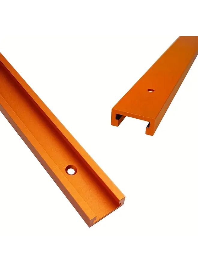 Aluminum Alloy 31.5 Inch T Track Chute 30 Type T Slot Miter Jig for Table Saw Workbench DIY Tool - Image 2