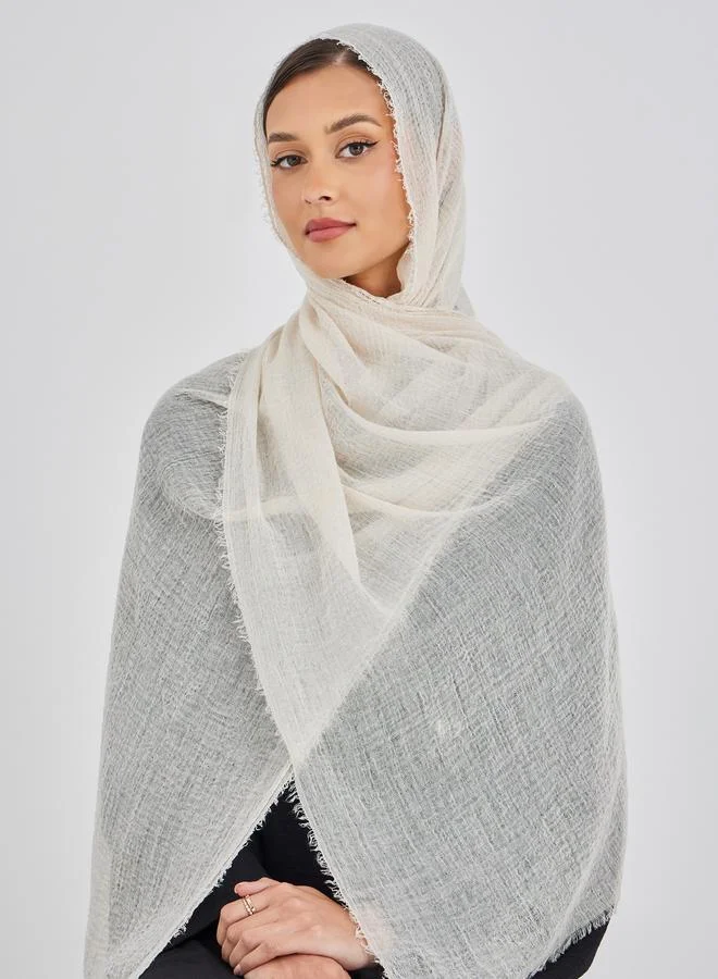 ستايلي Styli Crinkle Cotton Hijab