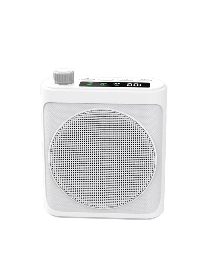 مكبر صوت محمول ZFSZ مع بلوتوث لاسلكي، نظام مكبر صوت PA صغير قابل لإعادة الشحن، شاشة LED وسماعة ميكروفون سلكية - Image 1