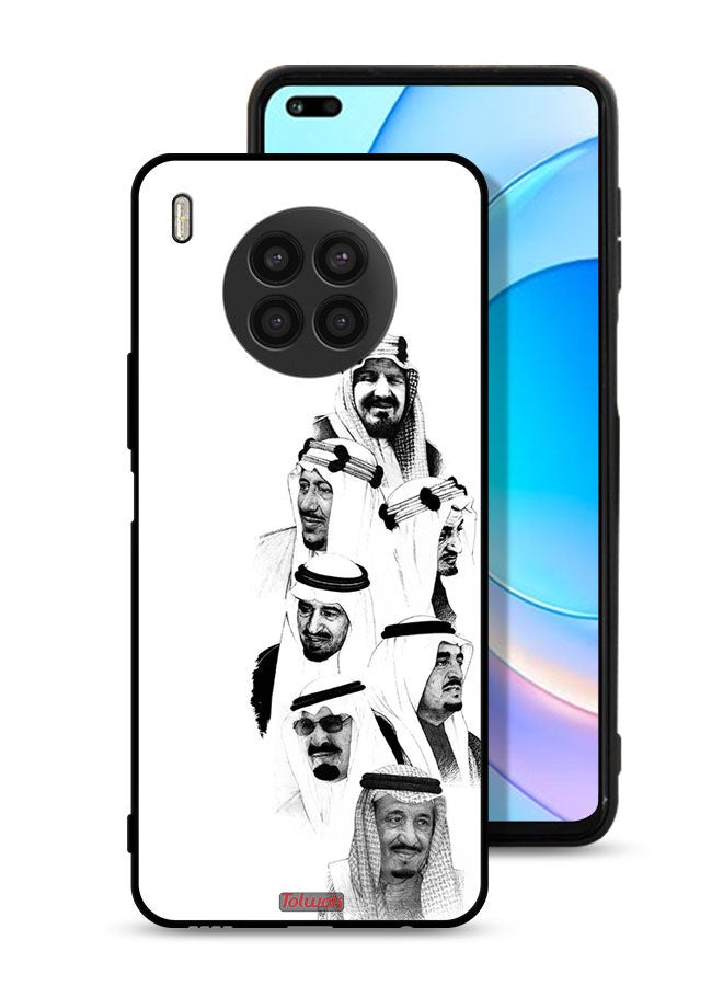 Tolwak Huawei nova 8i Protective Case Cover Saudi Kings Art B_W - Image 1
