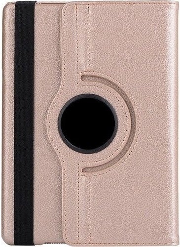 TahTicMer - Samsung Tab E T560 T561 T562 T565 Case with Sleep Mode and 360° Rotating Stand 9.6" Gold - Image 1