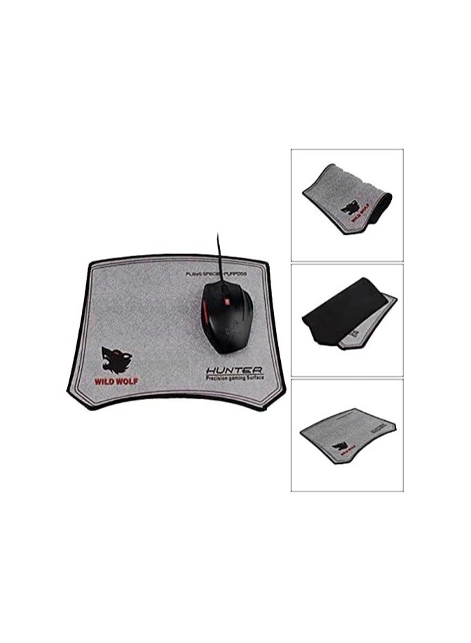 Wild Wolf Wild Wolf Professional High Sensitivity Gaming Mouse Pad 30x25CM - Multi Color  - Image 2