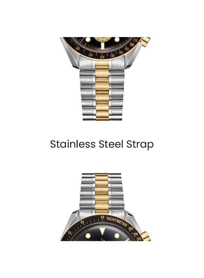 TORNADO Men's Stainless Steel Chronograph Watch T22103-TBTB - 42 mm - Image 5