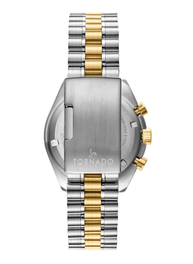 TORNADO Men's Stainless Steel Chronograph Watch T22103-TBTB - 42 mm