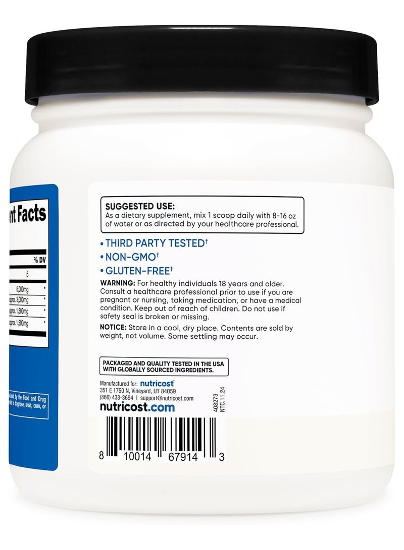 Nutricost بي سي إيه إيه بدون نكهة، 1.2 رطل (540 جرام) - Image 3
