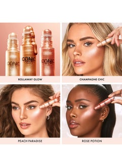 Rollaway Glow | Liquid Highlighter For A Radiant Glow, Cruelty-Free, Vegan Makeup (Peach Paradise) 0.27 Fl Oz - pzsku/Z4CA622CD905CA57A46DDZ/45/_/1733729752/c6549700-fd80-41ce-9dc5-0dc46768f9d1