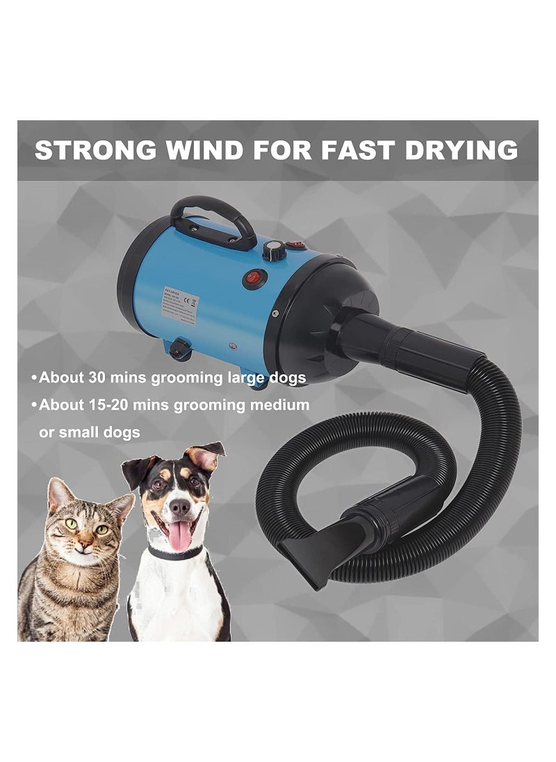Royal Polar - RoyalPolar High Velocity Pet Hair Dryer Blower Grooming Dryer with Heater Blow Force Stepless Adjustable Speed, Reduce Noise Heat Insulation - Image 1
