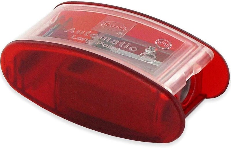 Kum 105.30.22 Polystyrene Automatic Long Point Pencil Container Sharpener, Colors Vary - Image 3