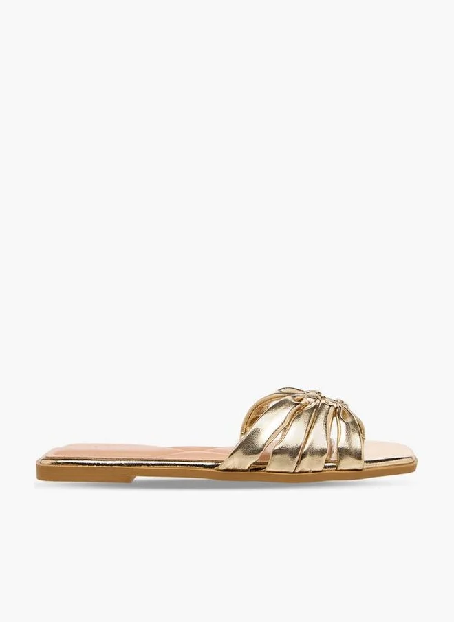 Celeste Women Knot Detail Flat Sandals