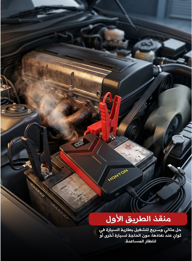 HONTON Smart Car Battery Jump Starter Device - Image 2