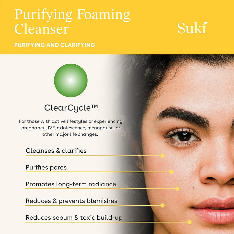 Suki Purifying Foaming Cleanser with Apple Enzymes - 120 ml - Image 3
