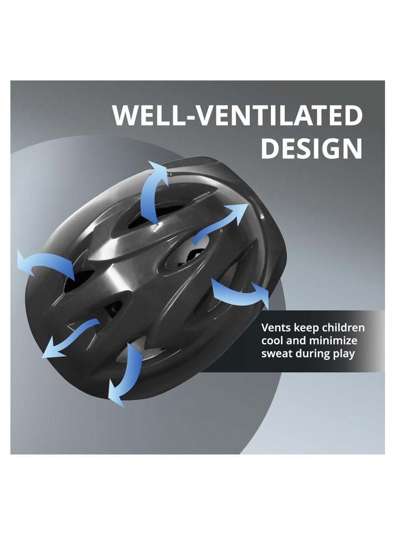 ENDLESS  - EL1026 Multi Utility Sports Helmet for Cycling, Skating, Skateboarding | Black | Material : ABS, EPS | With High Density EPS (Thermocol) Padding, Soft Cushion and Adjustable Strap for Best Fit - Image 1