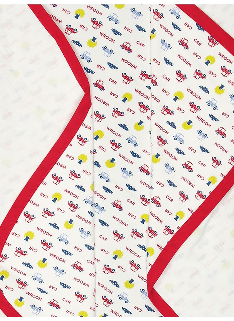 Bodycare - BODYCARE Baby Printed Blanket - Red - Image 1