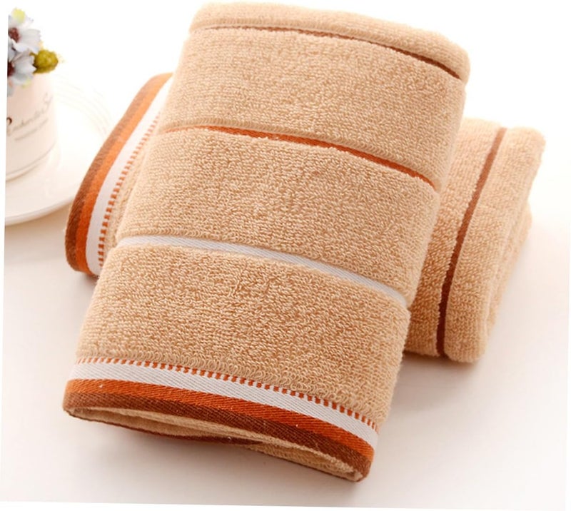 All-round applied quality Ipetboom 3pcs Eco-Friendly Cotton Face Towels Hand Towels Set Striped Absorbent Fade Shed Resistant for Bathroom Cleaner resistant Transit & use compatible Cross product combo compatible Multi-use well-engineered build Tiered cost purchase alternatives Temp & permanent project compatible Market diverse application fit Adjustable build Long term use design Gulf climate upgraded quality Updated modern design Fine detail Moisture wear upgraded quality Fast intercity distribution Safe approved storage space Trendy flexible practical build Local inventory listed item Fine polished finish Local licensed courier Transparent body Varied size selections Repeated detach compatible build Wide usage compatibility Precision made - Image 2