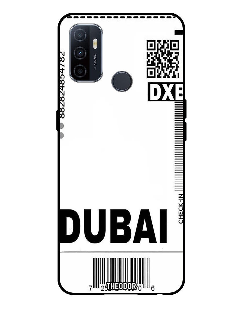 Theodor Protective Case Cover For Oppo A53/A53S DXB Boarding pass - Image 1