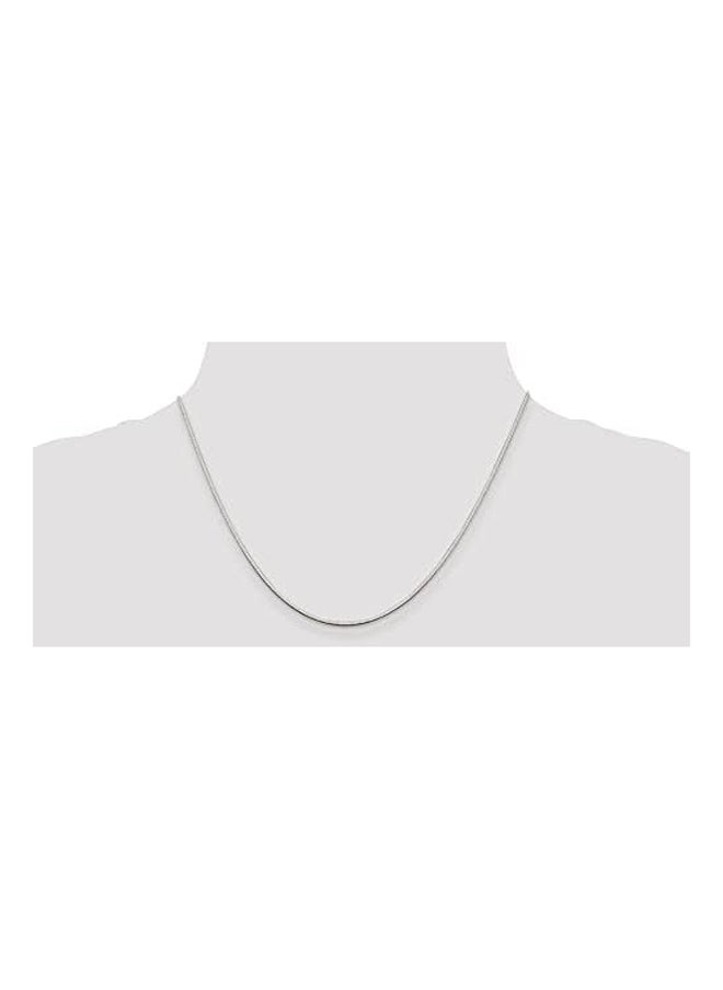 Generic - 925 Sterling-silver 1.25mm Square Snake Chain - Image 1