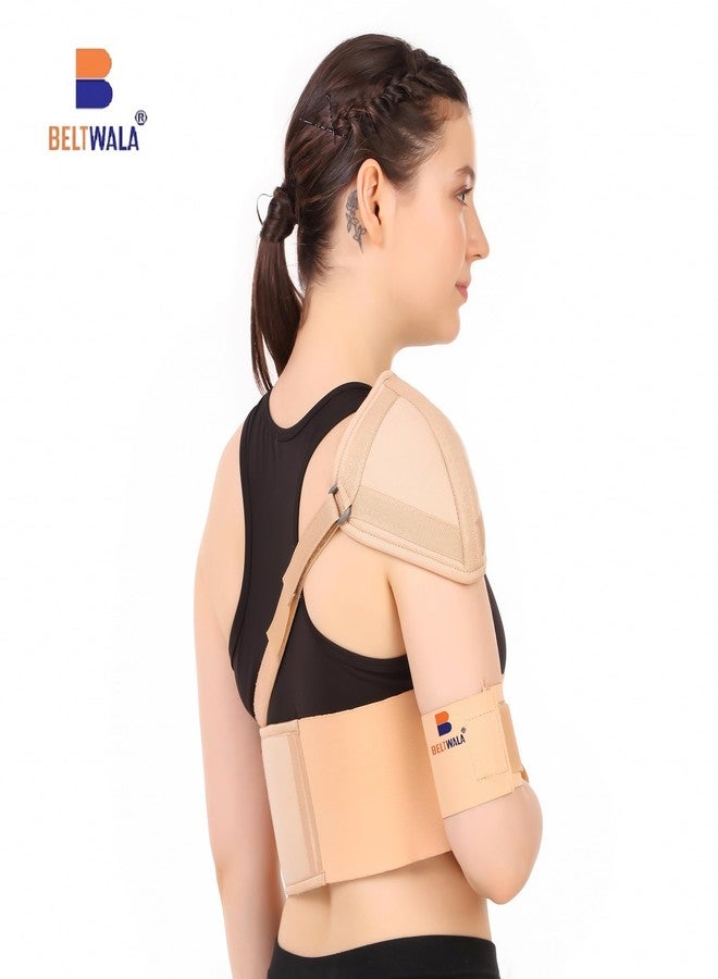 BELTWALA Shoulder Immobilizer Support |Shoulder Support for Shoulder Dislocation, Joint injuries, Pain Relief Belt, Support Brace, Pain Reliever For Rotator cuff injury (Large) - Image 5