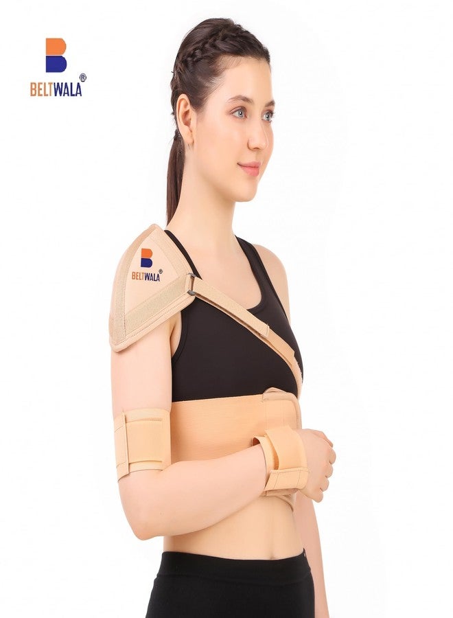 BELTWALA Shoulder Immobilizer Support |Shoulder Support for Shoulder Dislocation, Joint injuries, Pain Relief Belt, Support Brace, Pain Reliever For Rotator cuff injury (Large) - Image 2