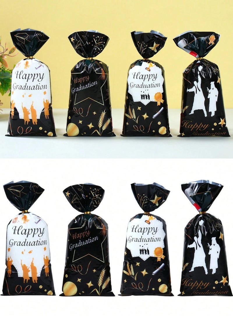 Graduation Party Favors Graduation Gift Bags Suitable for School and University Graduation Parties 25 Bags in Four Different Shapes for Presenting All Kinds of Gifts - Image 1