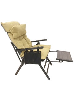 Albawadi Four Seasons Chair Folding Comfort Sofa Chair with Pillow Foot Pedal For Home Office  - Image 2