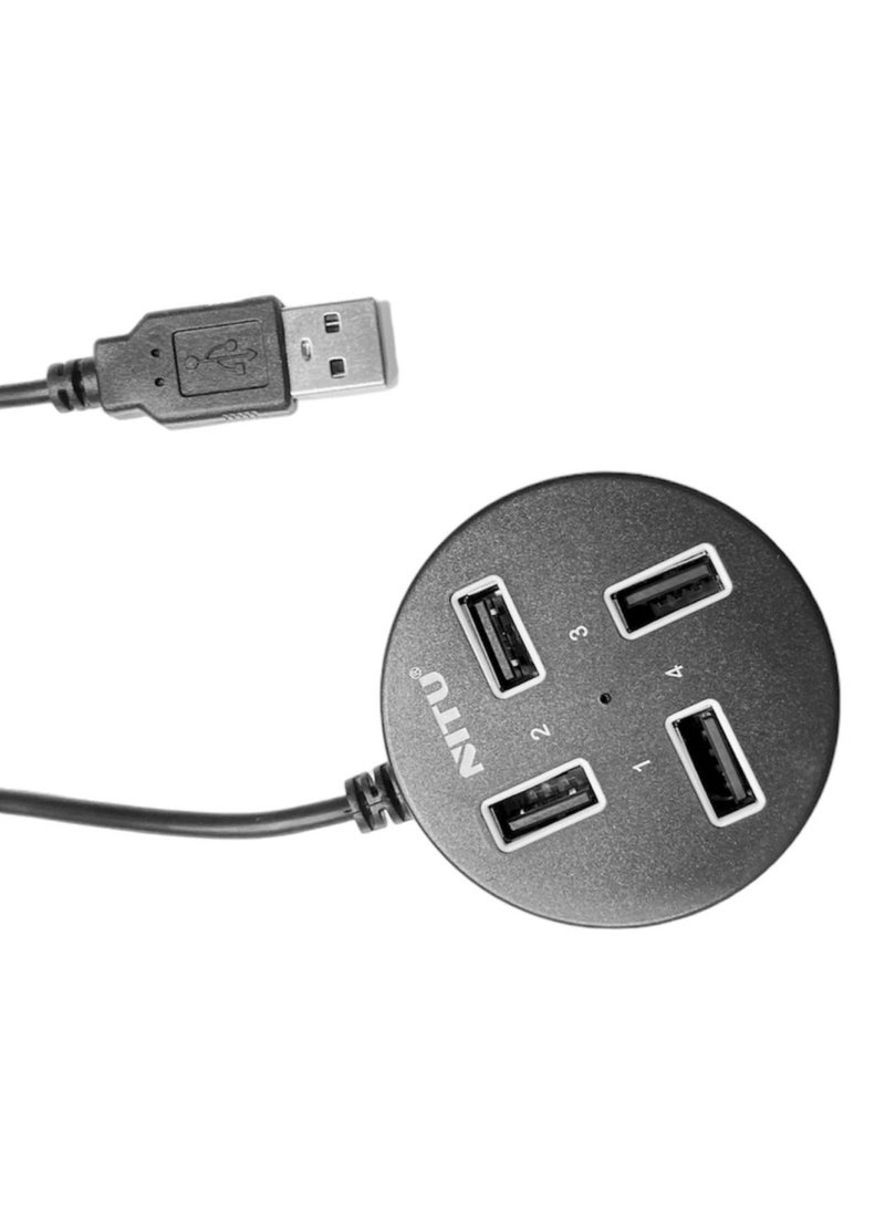 نيتو موزع منفذ USB متعدد الوظائف عالي السرعة من NITU متين وعملي وكلاسيكي 4 في 1 - Image 2