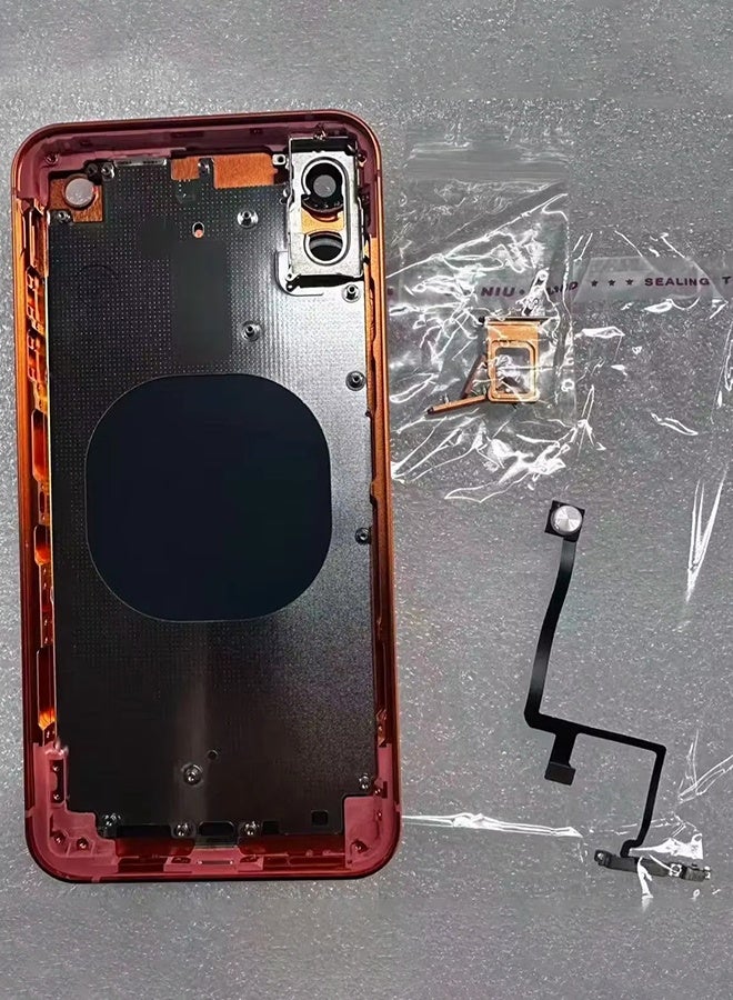 غلاف حماية لهاتف iPhone 11 إلى 17 Pro غطاء خلفي بديل مجمّع بالكامل من التيتانيوم مجموعة أدوات DIY - Image 3