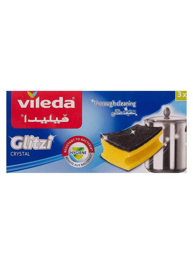 فيليدا جليتزي كريستال 3 قطع